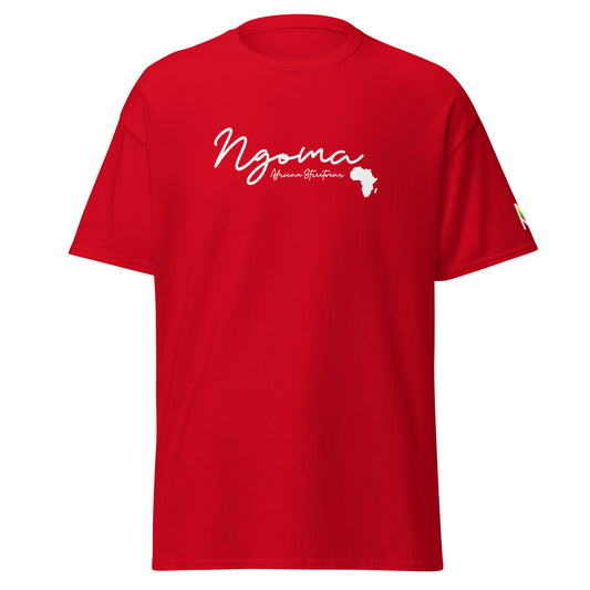 Ngoma African Streetwear tee (white, black, navy, red) - King Ngoma Clothing