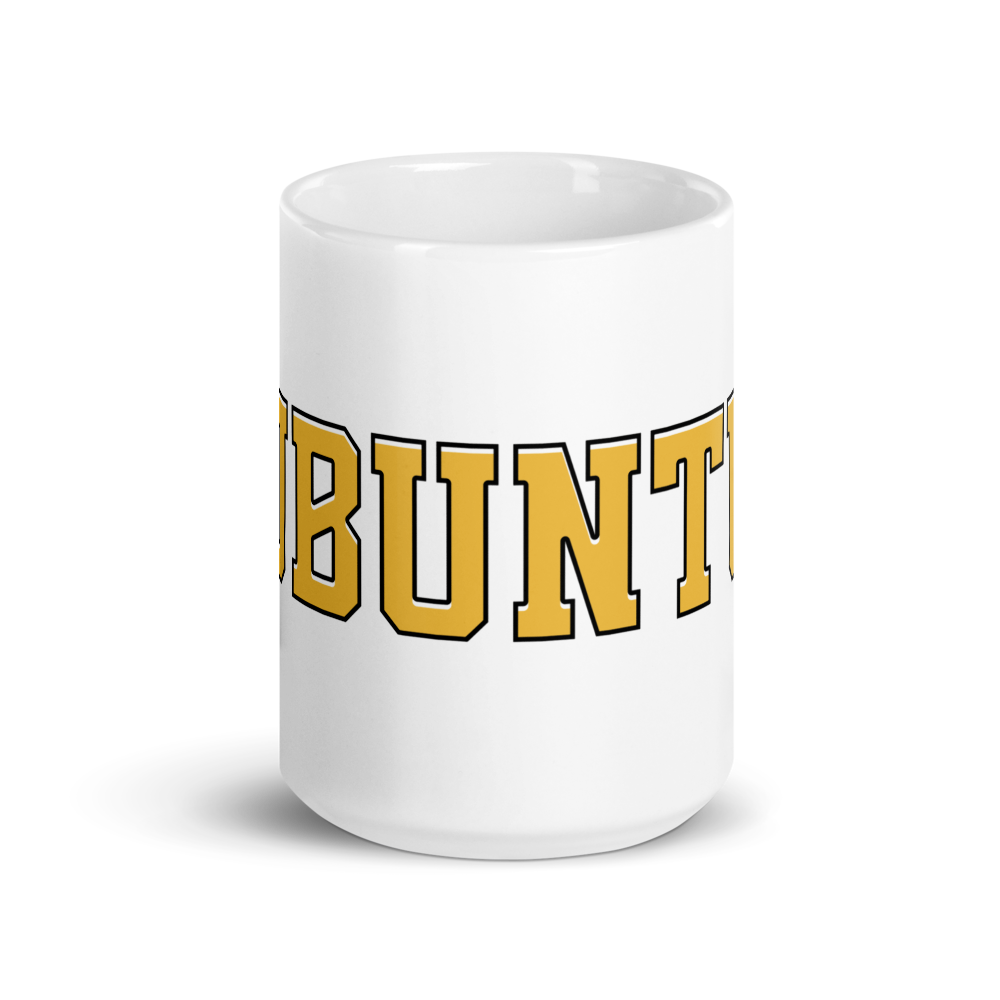 Ubuntu White glossy 15oz/445ml mug
