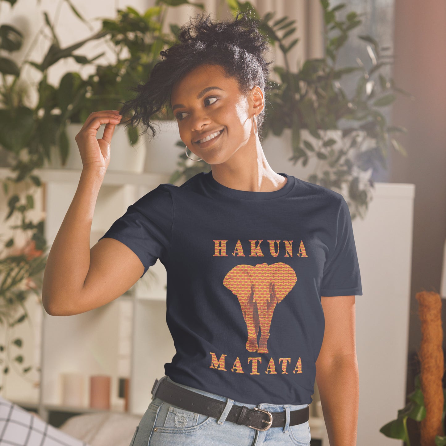Hakuna Matata short sleeve T-Shirt | African streetwear - King Ngoma Clothing