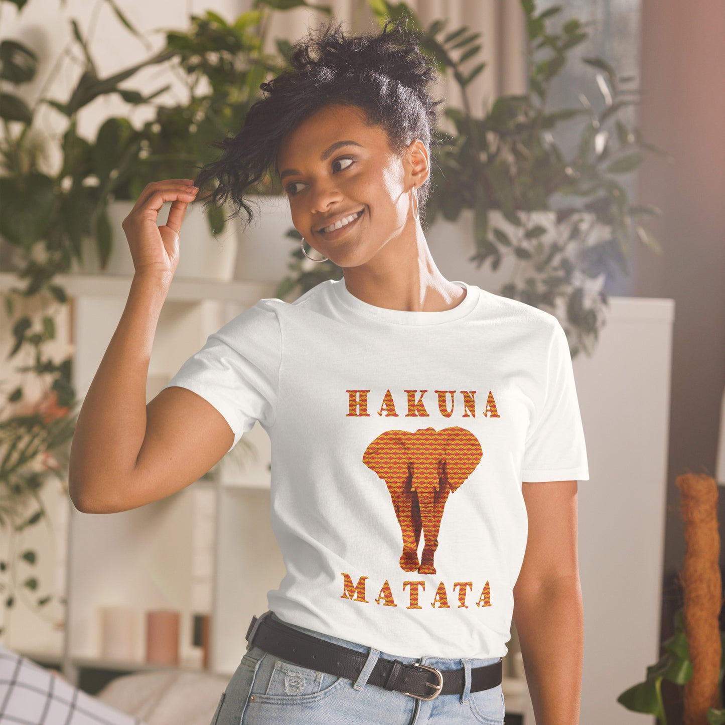 Hakuna Matata short sleeve T-Shirt | African streetwear - King Ngoma Clothing