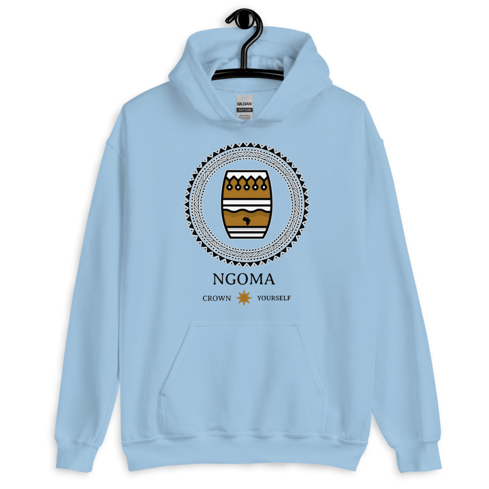 Ngoma Crown Yourself Unisex Hoodie | World music | African streetwear - King Ngoma Clothing
