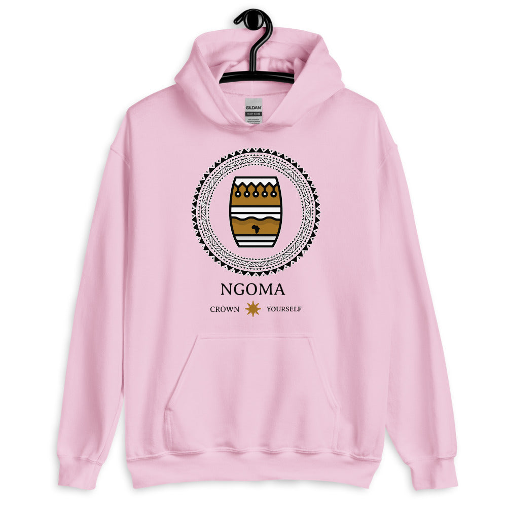 Ngoma Crown Yourself Unisex Hoodie | World music | African streetwear - King Ngoma Clothing