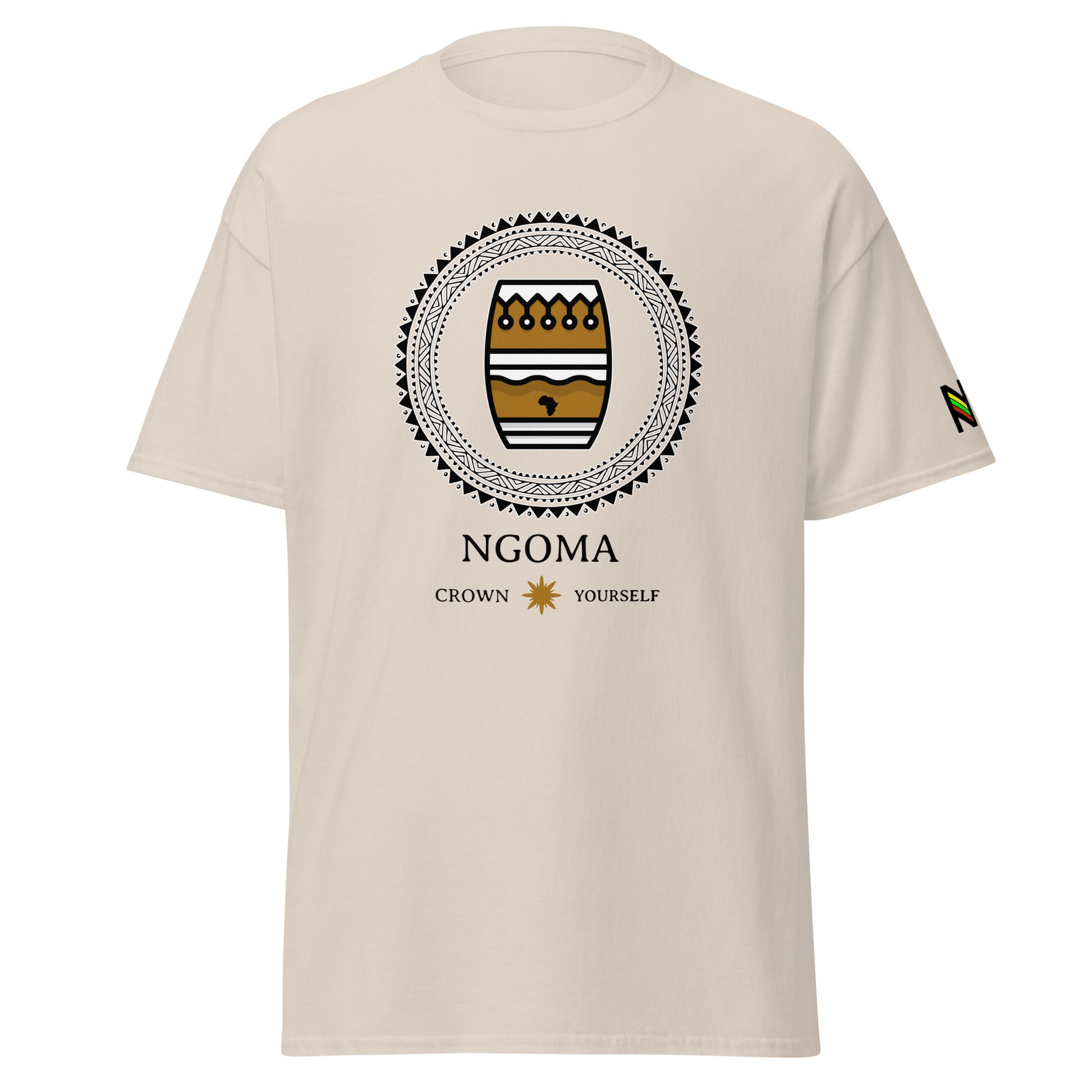 Ngoma Crown Yourself Africa t-shirt | World music | African streetwear - King Ngoma Clothing