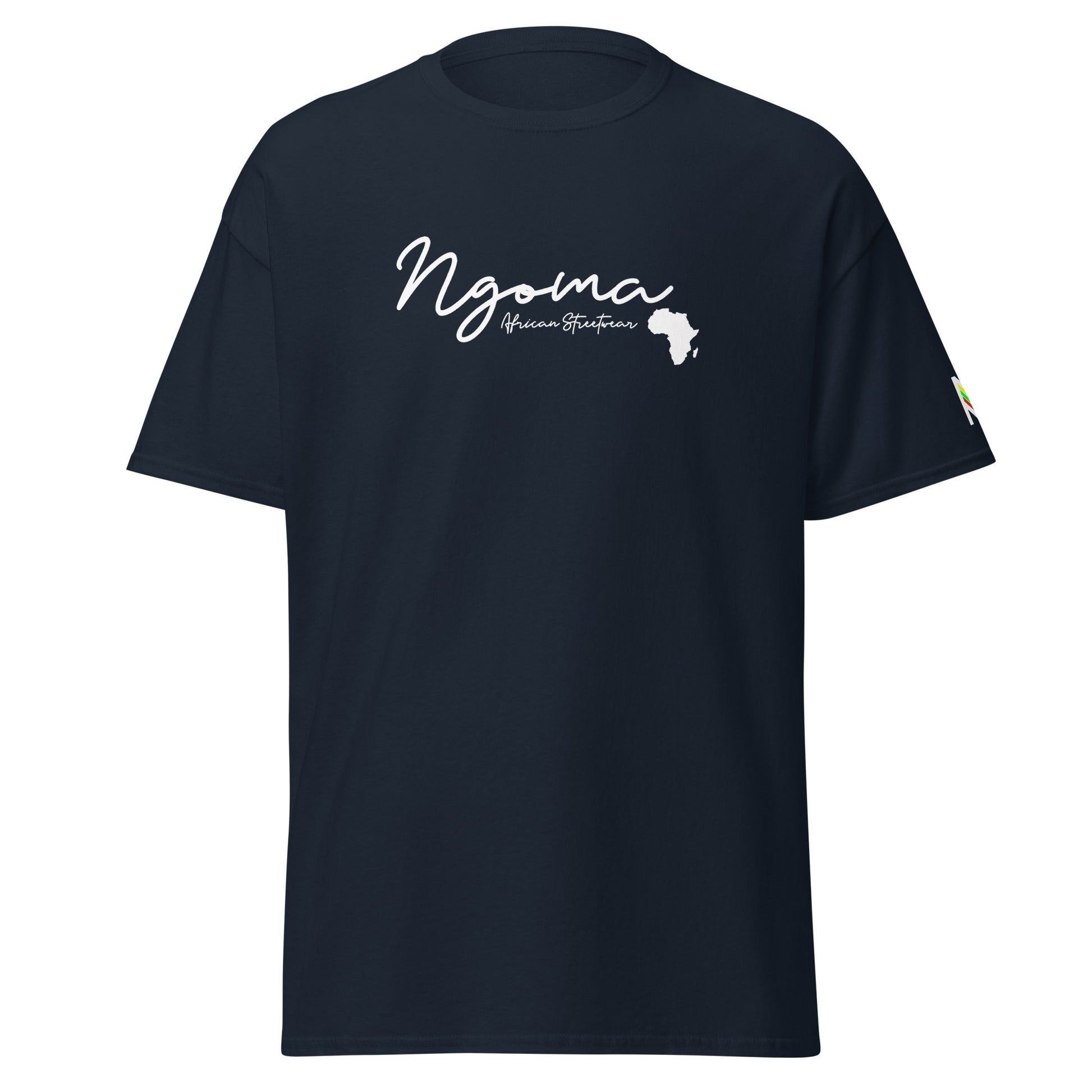 Ngoma African Streetwear tee (white, black, navy, red) - King Ngoma Clothing