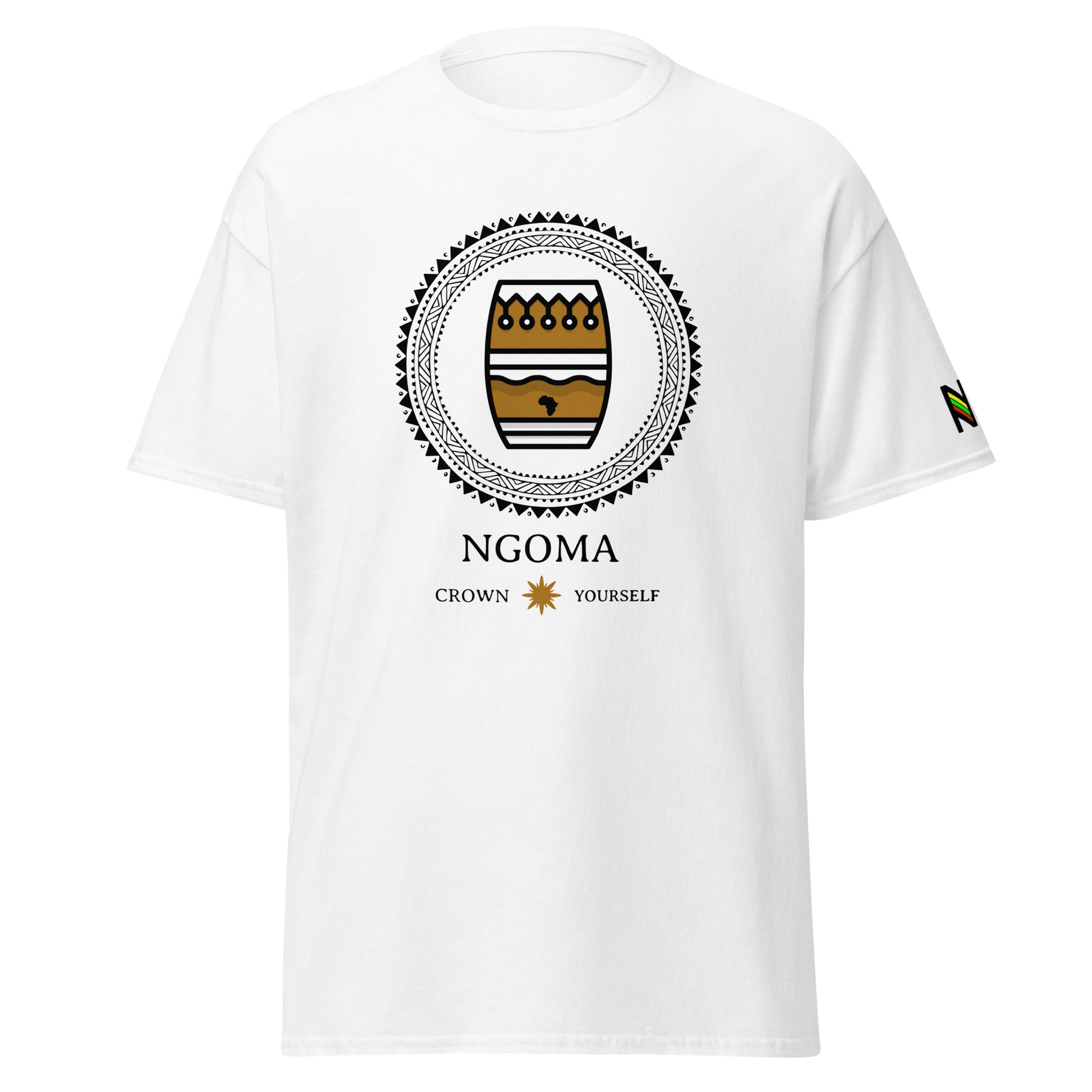 Ngoma Crown Yourself Africa t-shirt | World music | African streetwear - King Ngoma Clothing