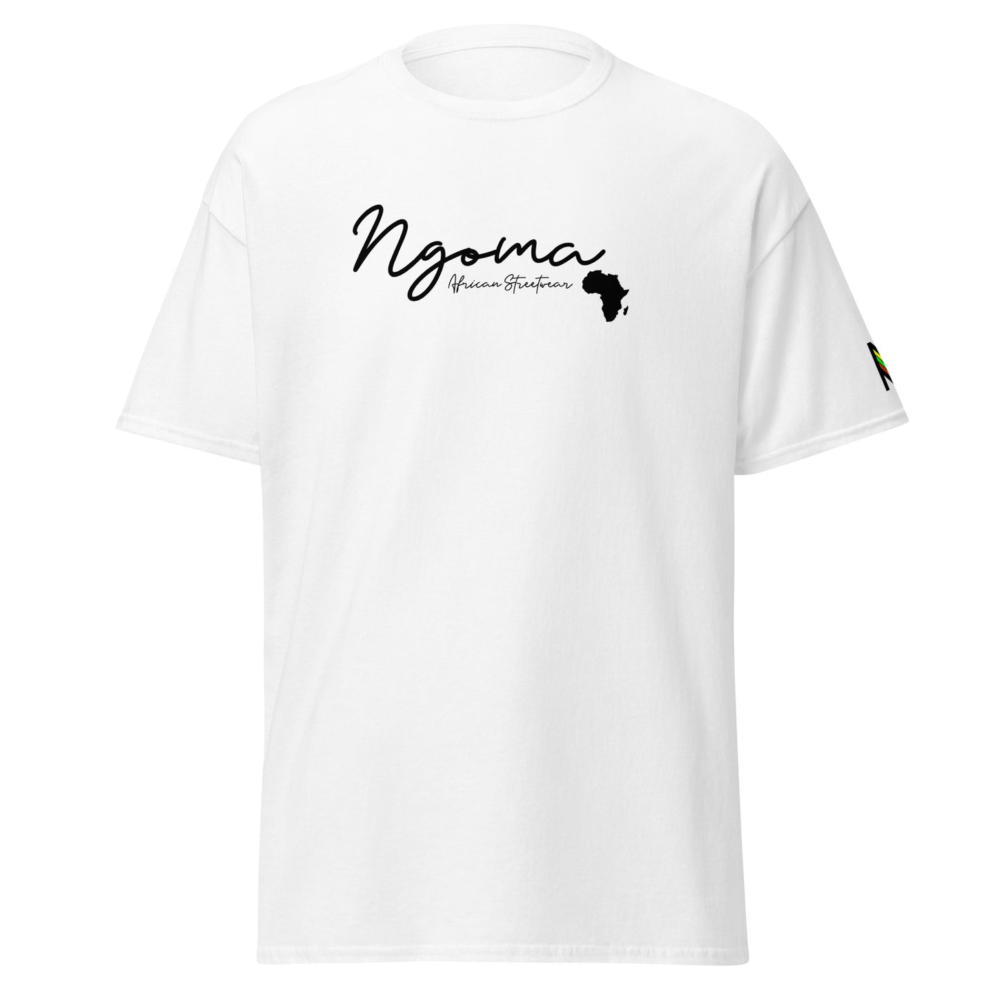 Ngoma African Streetwear tee (white, black, navy, red) - King Ngoma Clothing