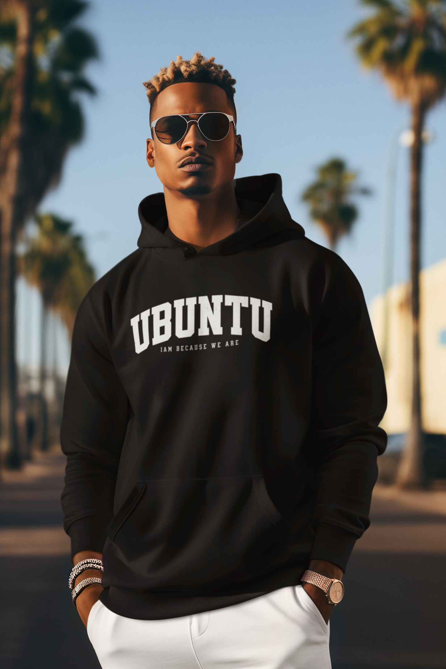 Ubuntu embroidered logo heavyweight hoodie