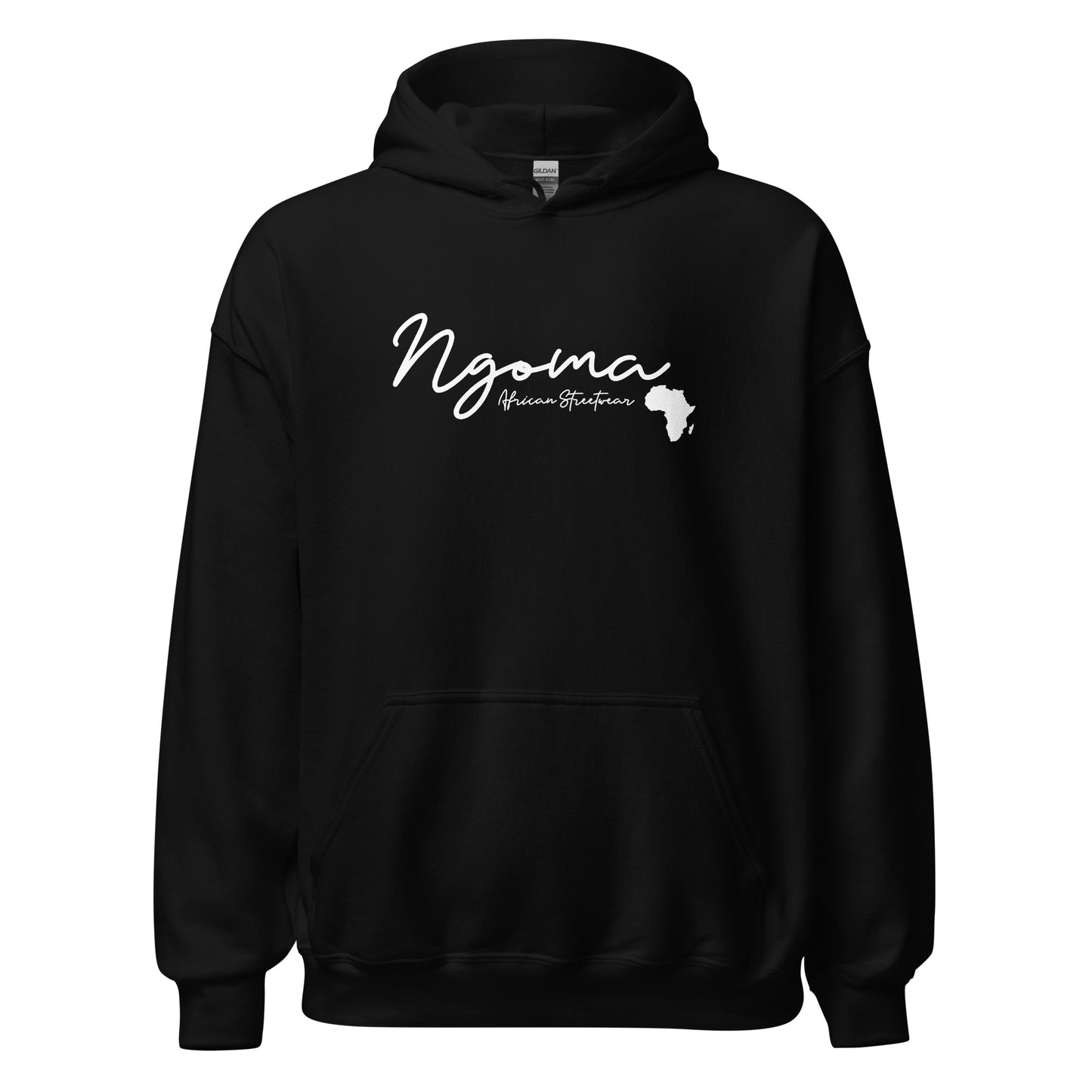 Ngoma African Streetwear hoodie (black, navy, red, white, pink)