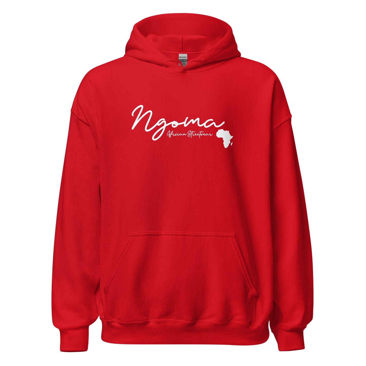 Ngoma African Streetwear hoodie (black, navy, red, white, pink)