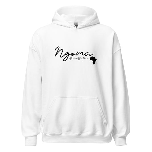 Ngoma African Streetwear hoodie (black, navy, red, white, pink)