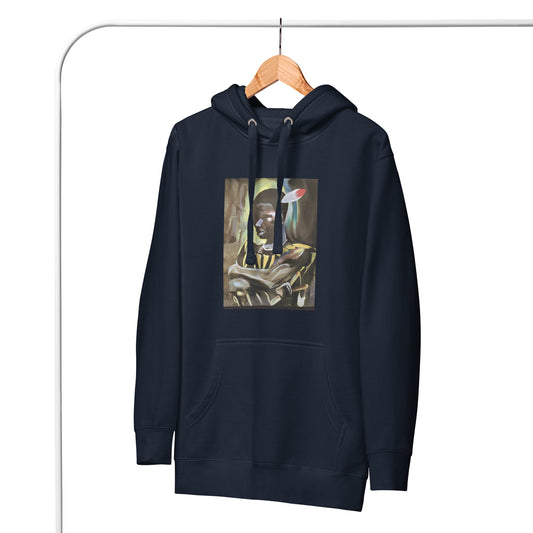 African Warrior of Wisdom Hoodie | African Streetwear