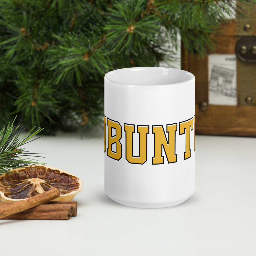 Ubuntu White glossy 15oz/445ml mug