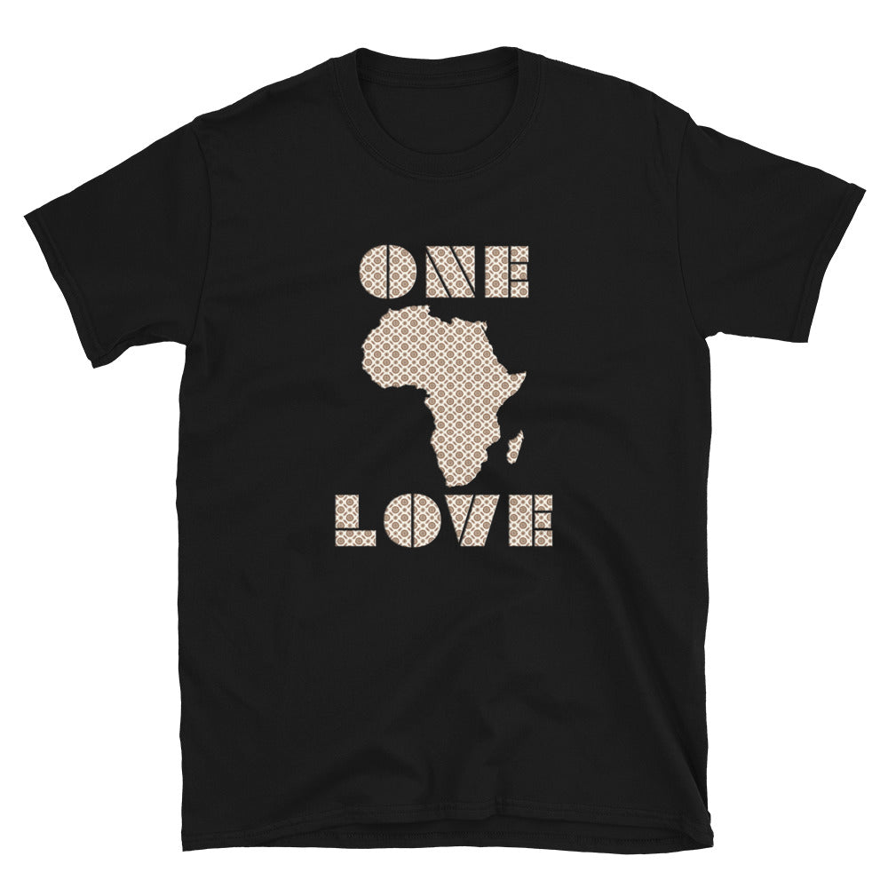 One Love Africa Map Unisex T-Shirt | Africa map | African streetwear - FREE SHIPPING - King Ngoma Clothing