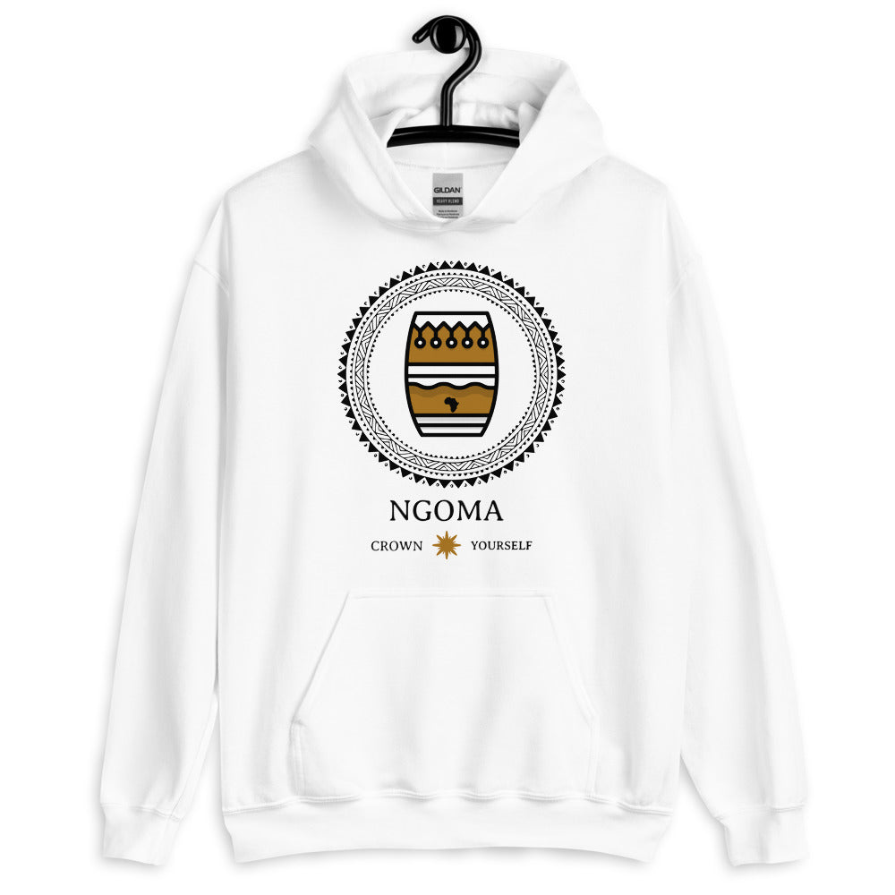 Ngoma Crown Yourself Unisex Hoodie  | World music | African streetwear - King Ngoma Clothing